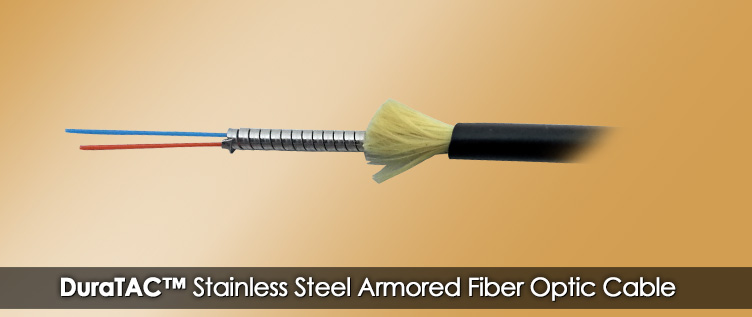 DuraTAC armored tactical fiber cable